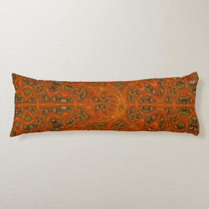 Abstract Art Labyrinth Body Cushion