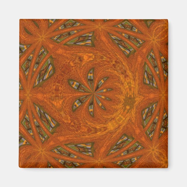 Abstract Art Labyrinth Magnet (Front)