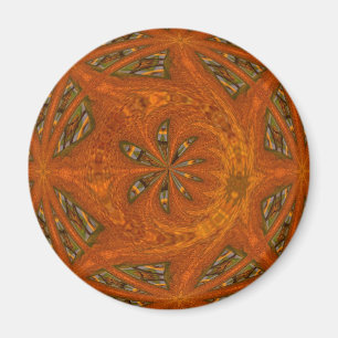 Abstract Art Labyrinth Magnet