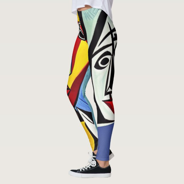 Abstract Art Leggings (Left)