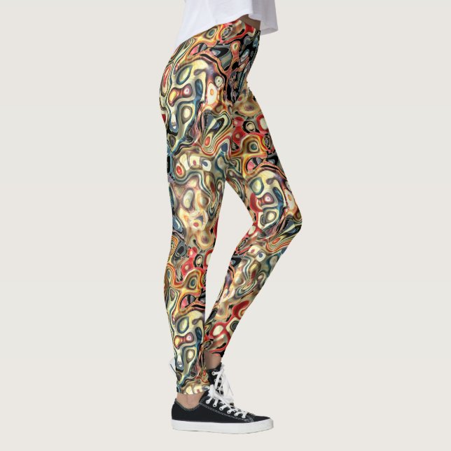 Abstract Art Leggings (Right)