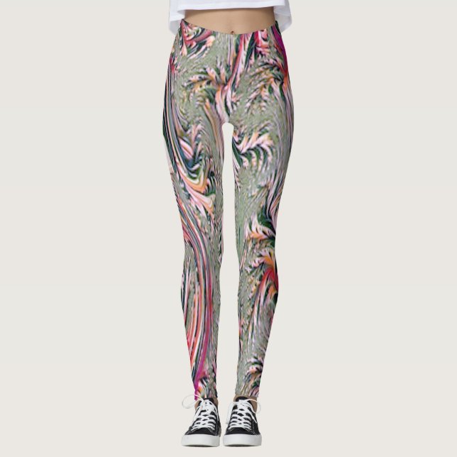 abstract art leggings (Front)