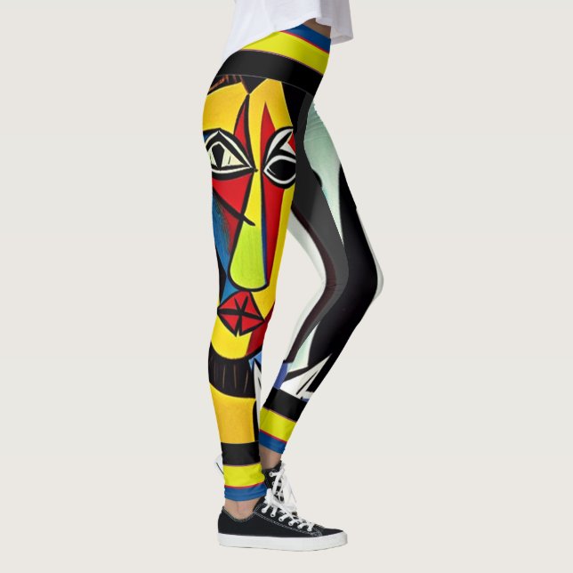 Abstract Art Leggings (Right)