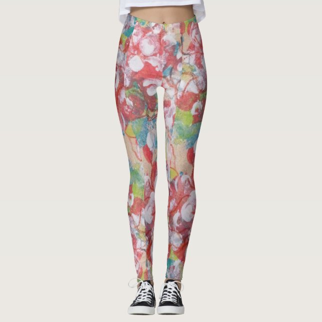 Abstract Art  Leggings (Front)