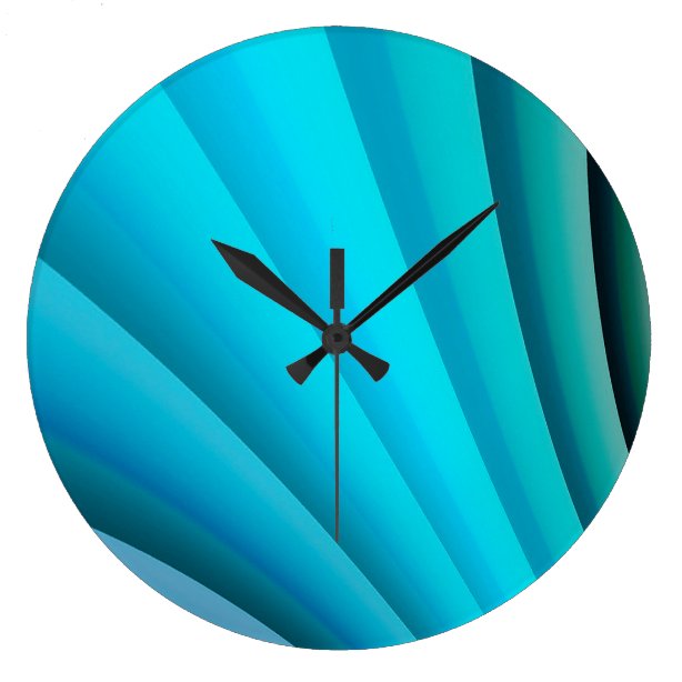 Light Blue Wall Clocks 