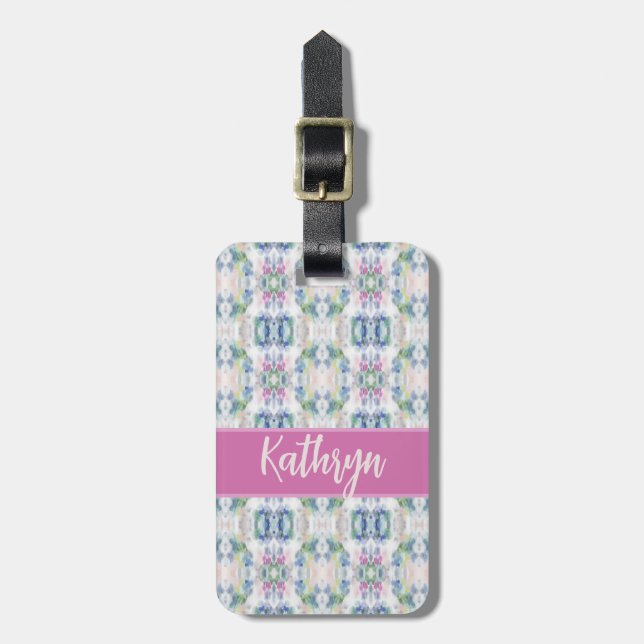 Abstract Art Luggage Tag (Front Vertical)