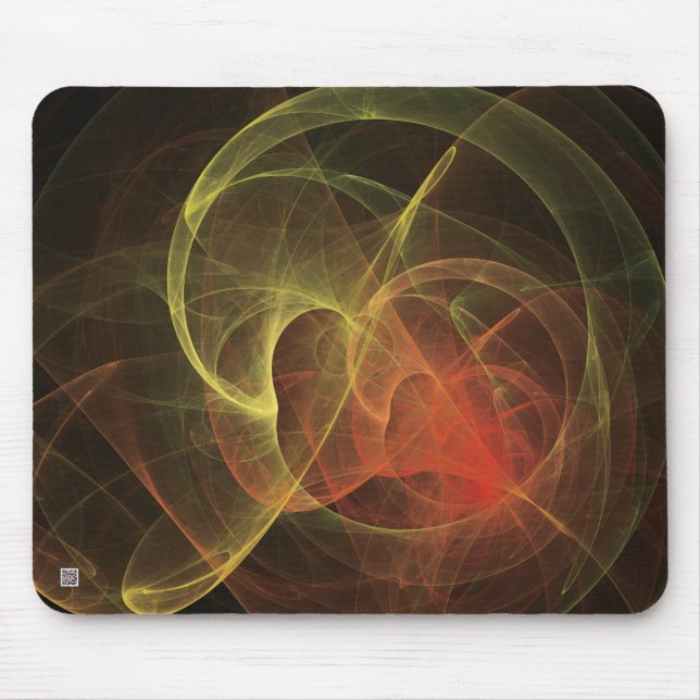 Abstract Art Magic Flame Mouse Mat (Front)