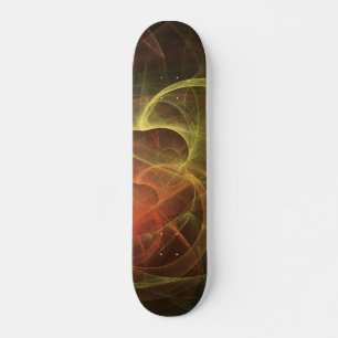 Abstract Art Magic Flame Skateboard