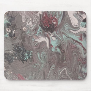 Abstract Art Marbled Mouse Mat