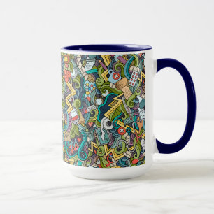 Abstract Art Medical Icon Pattern Mug