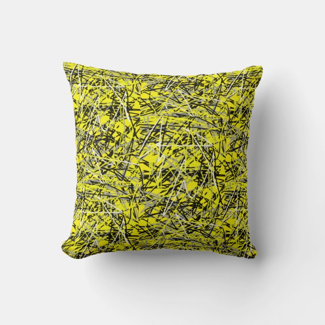Abstract Art Minimalism Throw Pillow Cushion (Front)