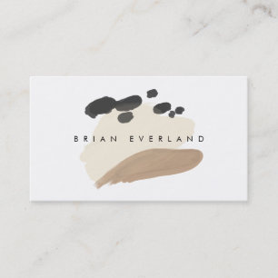 Abstract Art Minimalist Artist Profile Contact  Ap Appointment Card