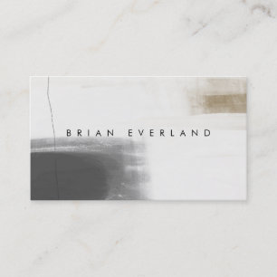 Abstract Art Minimalist Artist Profile Contact  Ap Appointment Card