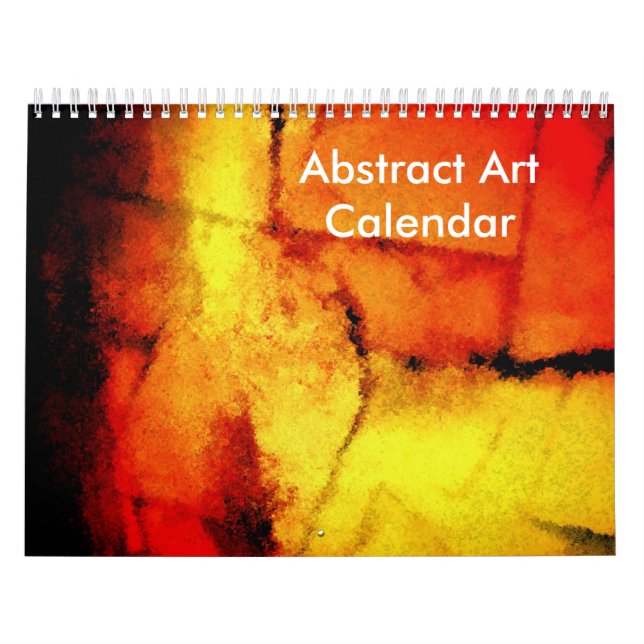 Abstract Art Modern Artwork Creation Calendar (Cover)