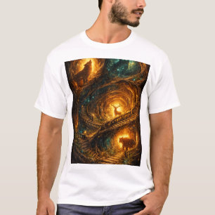 Abstract Art – Modern Geometric Minimalist Design T-Shirt