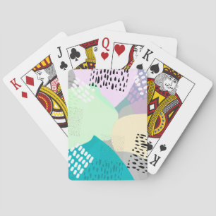 abstract art modern original design artistic playing cards
