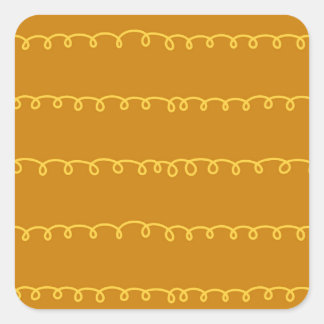 Abstract Art: Modern Wrapping Design Square Sticker