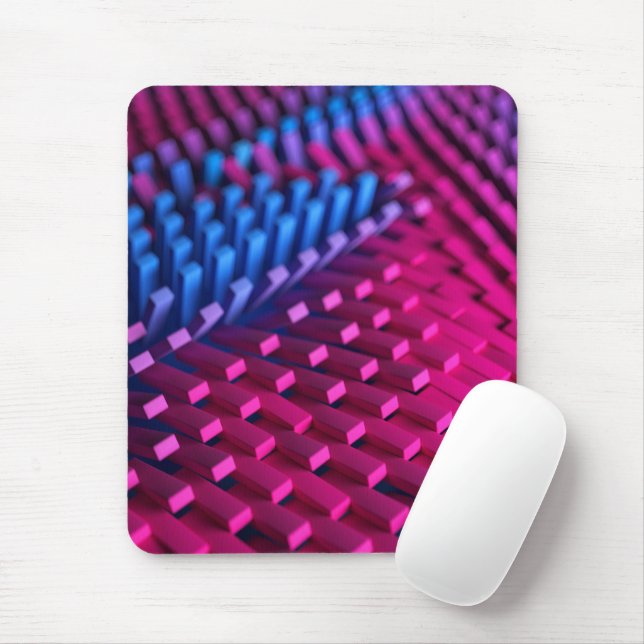 Abstract Art Mouse Pad Colorful (With Mouse)