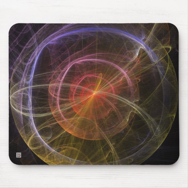 Abstract Art New World Mouse Mat (Front)