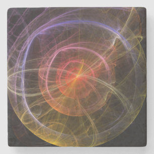 Abstract Art New World Stone Coaster