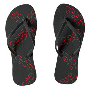 Abstract Art Number 3 Pattern Flip Flops