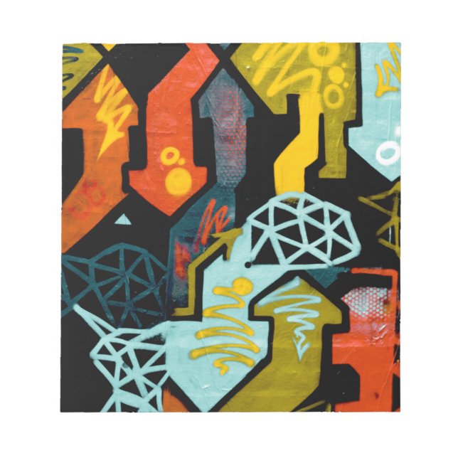 Abstract Art of Arrows Notepad (Front)