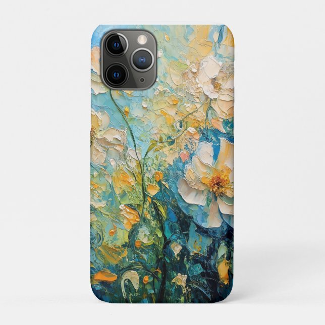 Abstract art of blooming flowers Case-Mate iPhone case (Back)