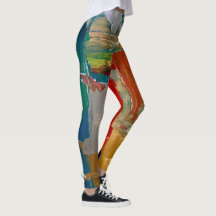 Abstract art on active wear pants!
