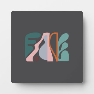 Abstract Art One Plaque