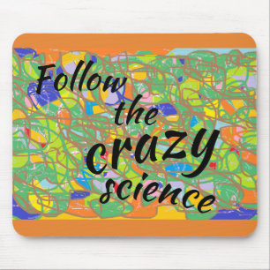 abstract art Orphan Black follow the crazy science Mouse Mat