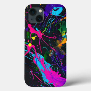 Abstract Art Paint Splatter Image iPhone 13 Case