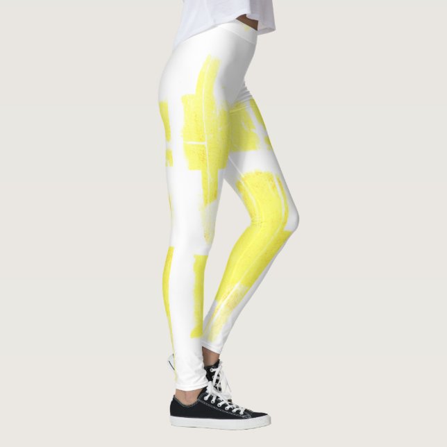 Abstract Art Painting One Of A Kind Leggings (Right)
