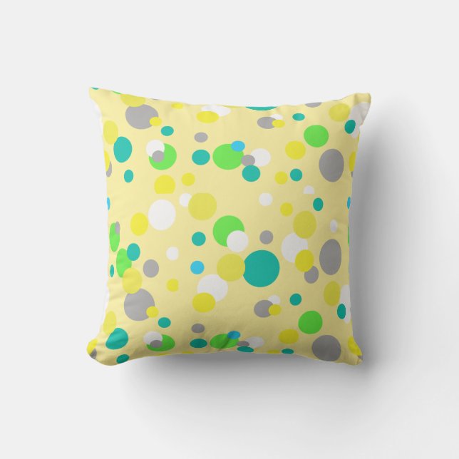 Abstract Art Painting One Of A Kind Pillow Cushion (Front)