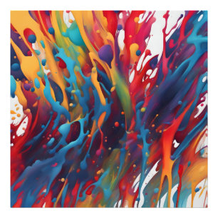 Abstract art painting photo print