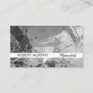 Abstract Art Paints Watercolor Business Card