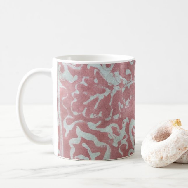 Abstract Art Pattern Marble Coffee Mug (With Donut)