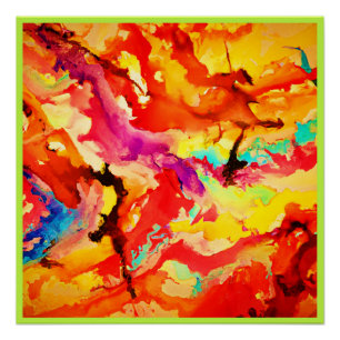 Abstract Art Pattern Poster