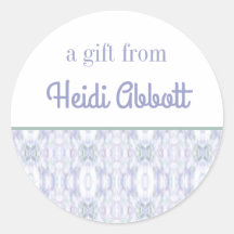 Abstract Art Personalised Gift Stickers