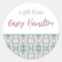 Abstract Art Personalised Gift Stickers