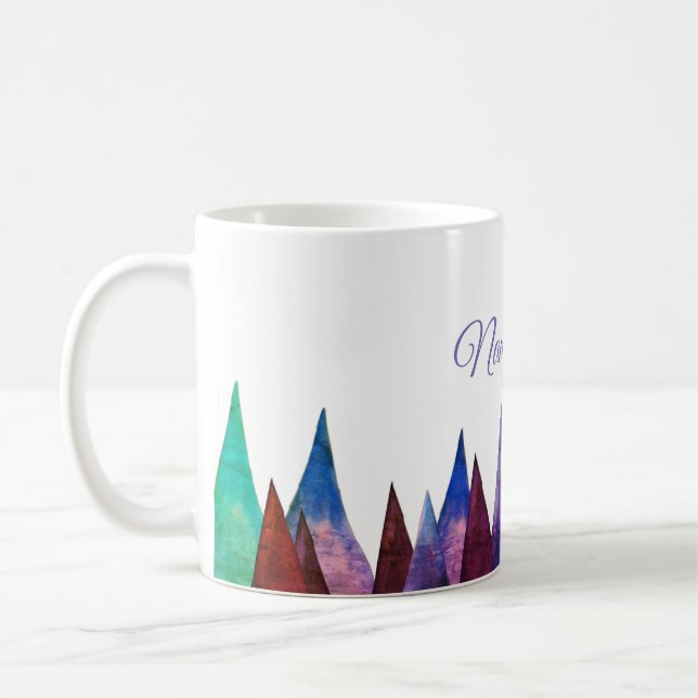 Abstract Art personalised Mug (Left)