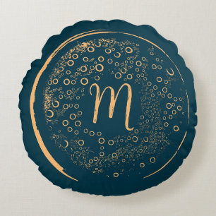 Abstract Art - Personalizable  Round Cushion