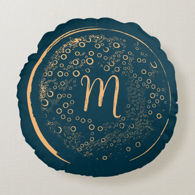 Abstract Art - Personalizable  Round Cushion (Front)