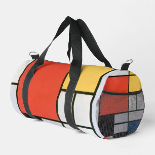 Abstract Art Piet Mondrian Duffle Bag