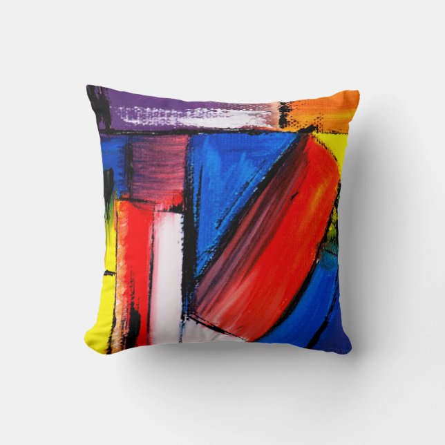 Abstract Art Pillow (Front)