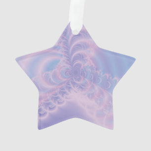 Abstract Art Pink Windmill Ornament