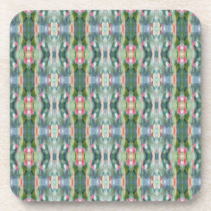 Abstract art plastic coaster