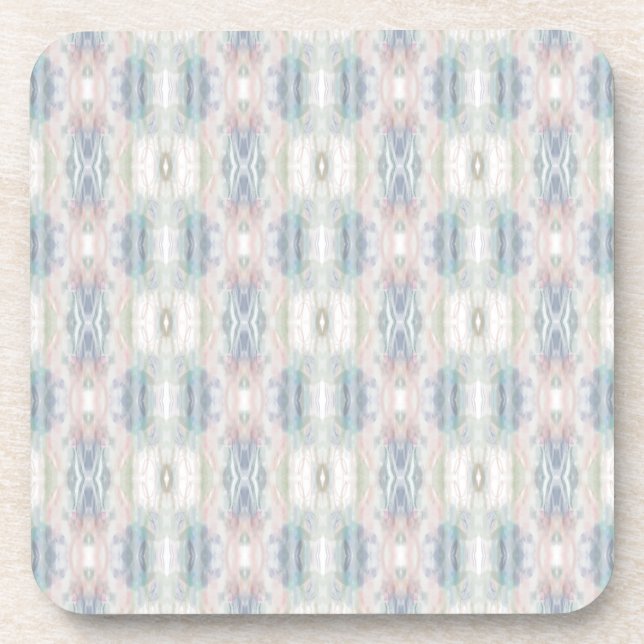 Abstract art plastic coaster (Front)