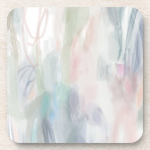 Abstract Art Plastic Coaster Set
