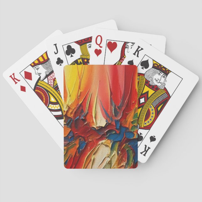 Abstract Art Playing Cards (Back)