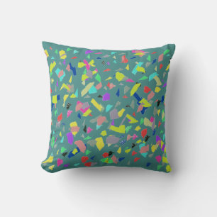 Abstract Art Positive Vibes Throw Pillow Cushion